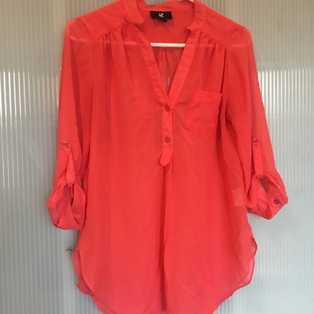 Coral Blouse